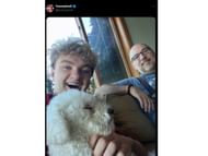 Thomas shares a selfie with Floof and Technodad (Image via X)